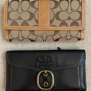 Coach Wallets Lot of 2